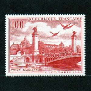 Timbre de collection France Poste Aérienne n°49 chez philarama37