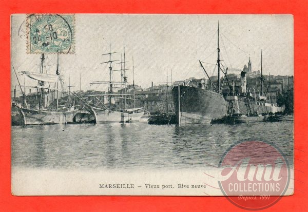 dept 13 - MARSEILLE - Vieux port - Rive neuve