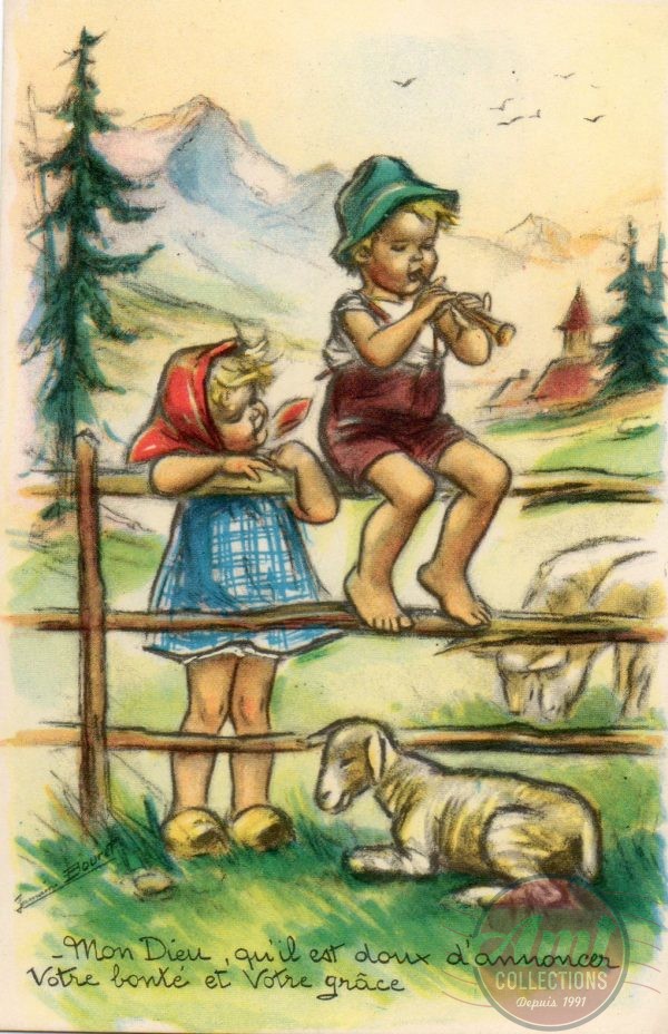 Série BOURET - Mon  Dieu, qu'il est doux d'annoncer Votre bonté et Votre grâce