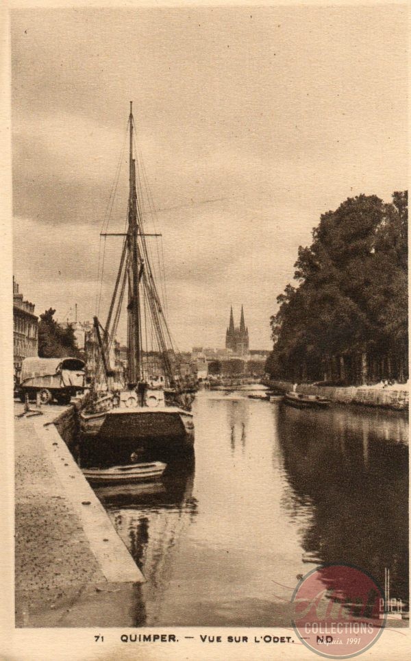 dept 29 - 71 - QUIMPER - Vue sur l'Odet