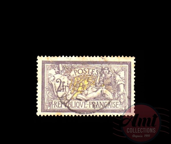 1900 - 2f - France Oblitéré - Type Merson . Typographie