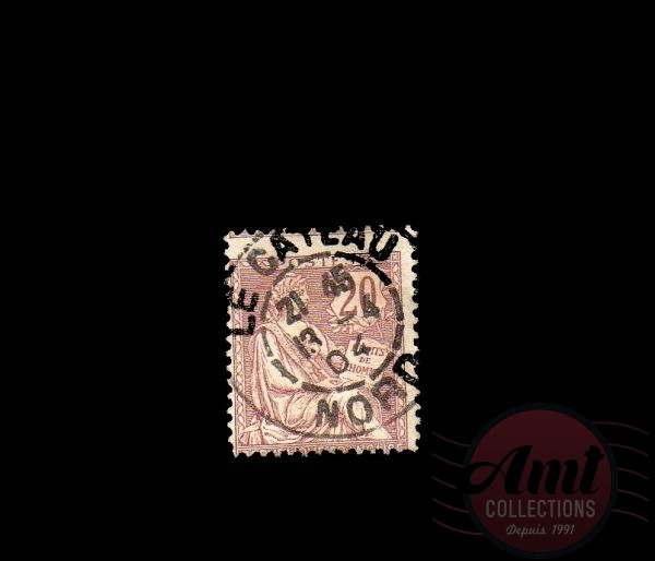 1902 - 20c - Type Mouchon retouché . Typographie - France Oblitéré