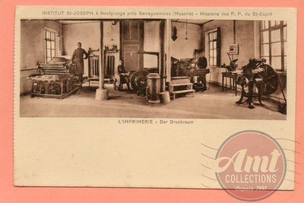 dept 57 - NEUFGRANGE - Institut St-Joseph à Neufgrange près de Sarreguemines - Missions des P.P. ...