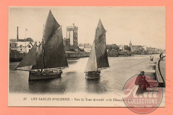 dept 85 - 53 - LES SABLES D'OLONNE - Vers la Tour Arundel et la Chaume