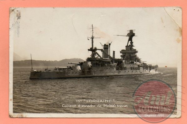 137 - (1) - ''Lorraine'' - Cuirassé d'escadre de 25.000 tonnes