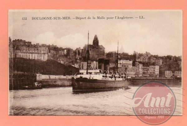 dept 62 - 452 - BOULOGNE-SUR-MER - Départ de la Malle pour l'Angleterre