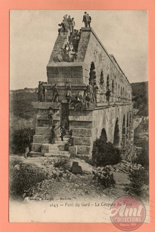 dept 30 - 1643 - PONT du GARD - La Coupure du pont