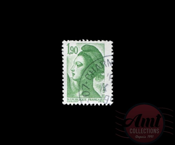 1986 - 1f.90 - Type "Liberté" de Delacroix - France Oblitéré