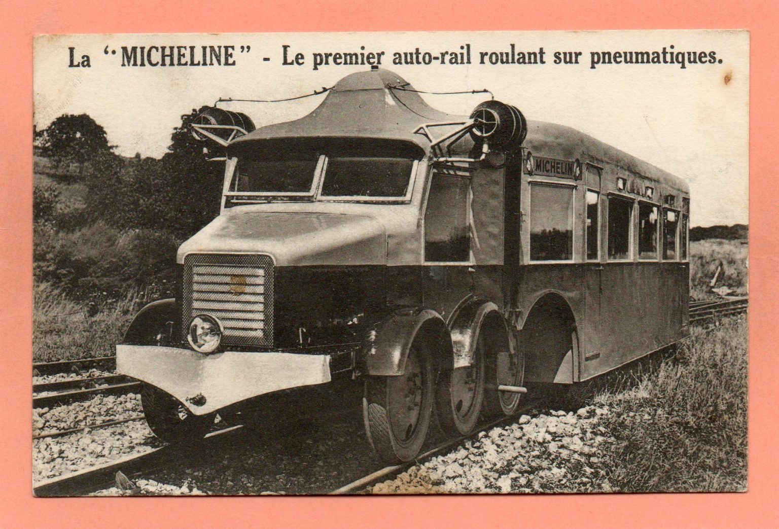 La Micheline Le Premier Auto Rail Roulant Sur Pneumatiques Créé