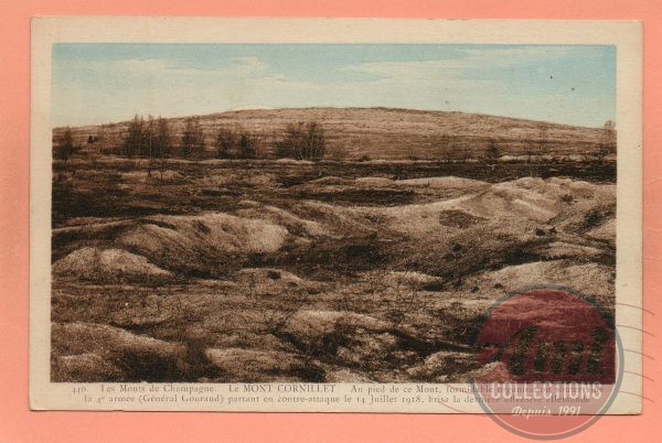 dept 51 - 440 - Les Monts de Champagne - Le MONT CORNILLET - Au pied de ce Mont, formidable organisation ...
