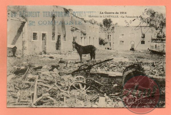 dept 54 - LUNEVILLE - La Guerre de 1914 - Environs de Lunéville - La Faisanderie