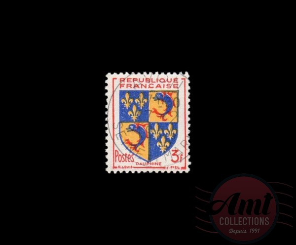 1953 - 3f - Armoiries de provinces (VI) - France Oblitéré