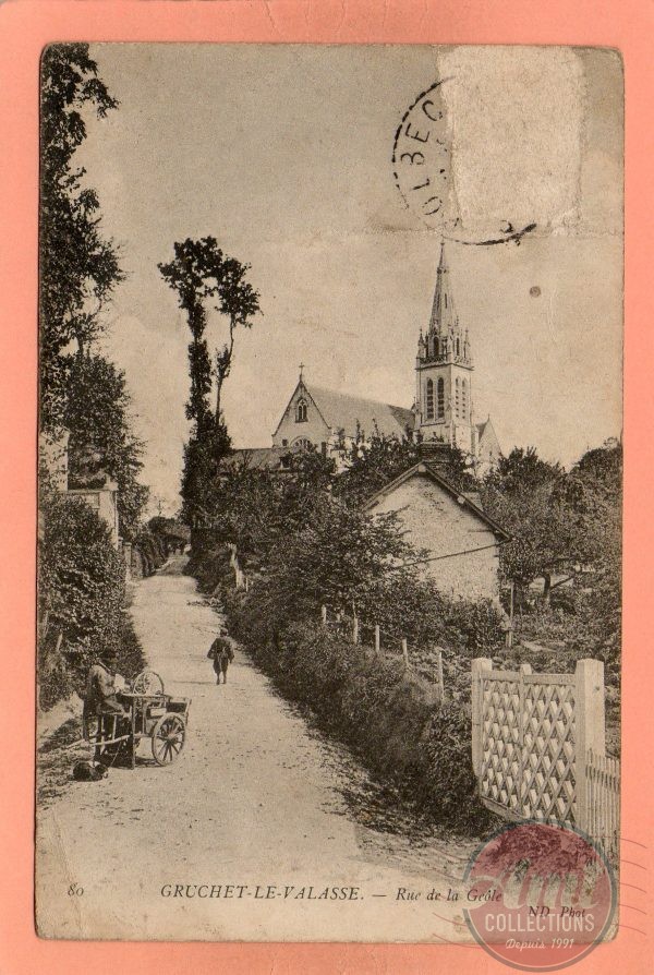 dept 76 - 80 - GRUCHET-LE-VALASSE - Rue de la Geôle