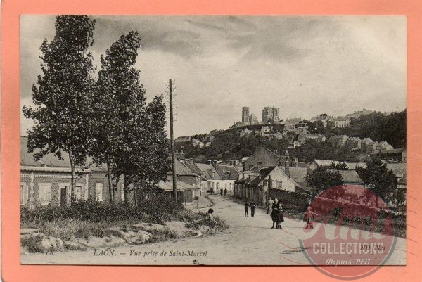 dept 02 - 68 - LAON - Vue prise de Saint-Marcel