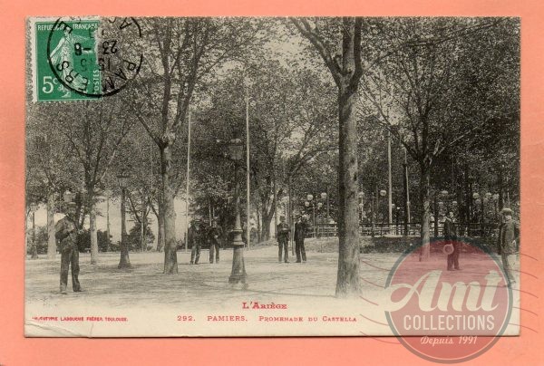 dept 09 - 292 - PAMIERS - L'Ariège - Promenade du Castella