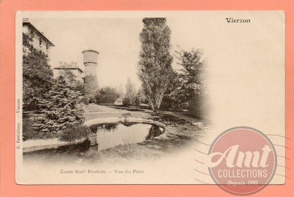 dept 18 - VIERZON - Ecole Nationale Professionnelle - Vue du Parc