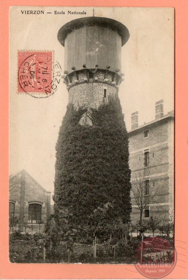 dept 18 - VIERZON - Ecole Nationale (le Château d'eau)