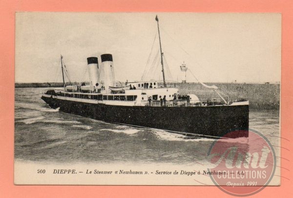 dept 76 - 200 - DIEPPE - Le Steamer ''Newhaven'' - Service de Dieppe à Newhaven