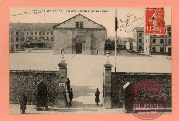 dept 51 - CHALONS-sur-MARNE - Caserne Chanzy (106e de ligne)