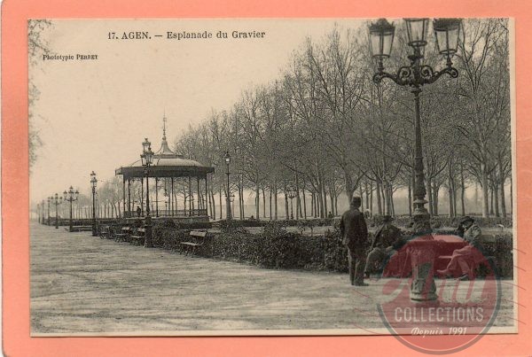 dept 47 - 17 - AGEN - Esplanade du Gravier