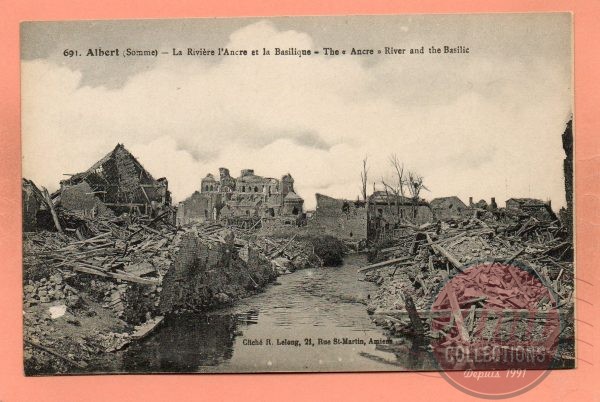 dept 80 - 691 - ALBERT - La Rivière l'Ancre et la Basilique