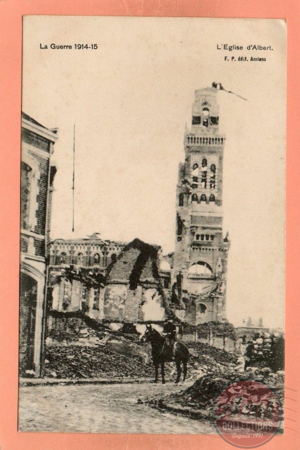 dept 80 - ALBERT - La Guerre 1914-15 - L'Eglise d'Albert