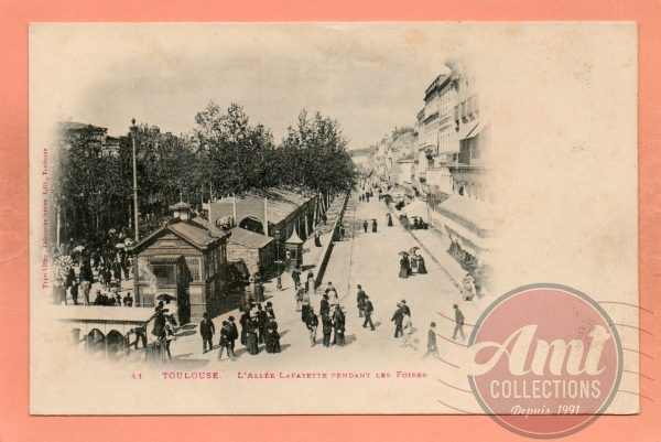 dept 31 - 41 - TOULOUSE - L'Allée Lafayette pendant les Foires