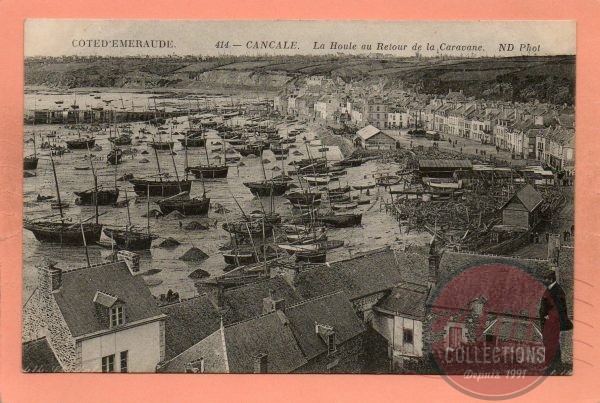 dept 35 - 414 - CANCALE - Cote d'Emeraude - La Houle au Retour de la Caravane