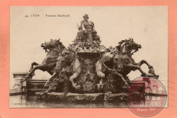 dept 69 - 44 - LYON - Fontaine Bartholdi