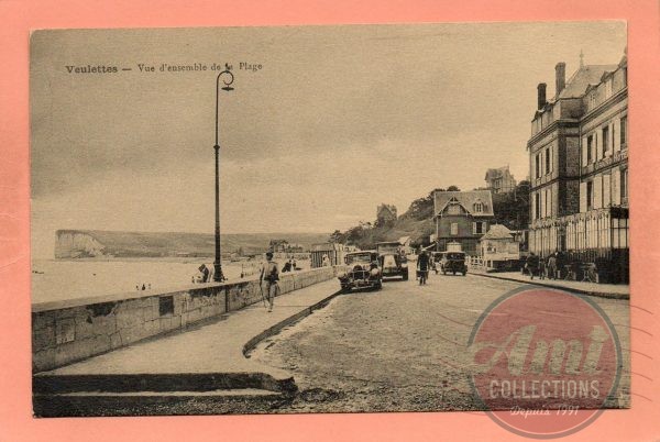 dept 76 - VEULETTES - Vue d'ensemble de la Plage
