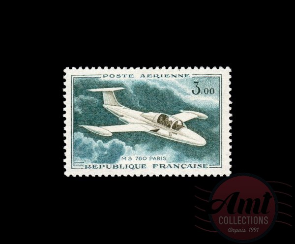 1960-64 Prototypes Types de 1954-59 avec valeur en nouveau franc Poste Aérienne Maurane Saulnier