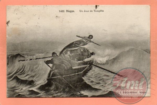 dept 76 - 1402 - DIEPPE - Un jour de Tempête